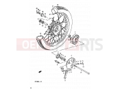 SUZUKI GP100U D (1983) 48 - FRONT WHEEL (GP100UX/UD/UL)