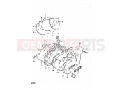 SUZUKI GP125 N (1992) 4 - CRANKCASE COVER