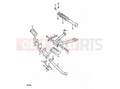 SUZUKI GP125U N (1992) 54 - STAND - FOOTREST (E18)