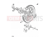 SUZUKI GP125U N (1992) 98 - REAR WHEEL