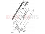 SUZUKI GR650 / GR650X E (1984) 53 - FRONT DAMPER (GR650D/E)