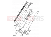 SUZUKI GR650 / GR650X E (1984) 55 - FRONT DAMPER (GR650XD/XE)