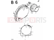 5 - CRANKCASE RH COVER - Suzuki GS1000 C (1978)