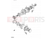 SUZUKI GS1000G X (1999) 16 - SECONDARY DRIVE GEAR