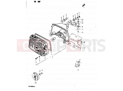 SUZUKI GS1000G X (1999) 45 - REAR COMBINATION LAMP (E22, E25)