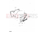 SUZUKI GS1000G X (1999) 58 - FRAME COVER (MODEL T, MODEL X : E22, E25)