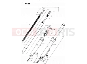SUZUKI GS450L X (1999) 55 - FRONT FORK (MODEL Z)