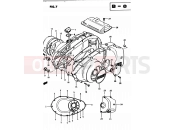 SUZUKI GS450L D (1983) 7 - CRANKCASE COVER (MODEL Z)