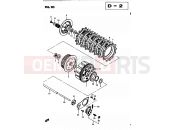 SUZUKI GS450L D (1983) 20 - CLUTCH
