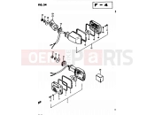 SUZUKI GS450L D (1983) 34 - TURN SIGNAL LAMP (E21)