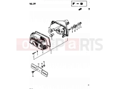 SUZUKI GS450L D (1983) 39 - REAR COMBINATION LAMP (E21)