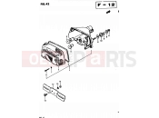 SUZUKI GS450L D (1983) 42 - REAR COMBINATION LAMP (E39)