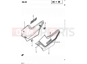 SUZUKI GS450L D (1983) 58 - FRAME COVER (MODEL D)