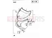 SUZUKI GS450L D (1983) 87 - COWLING (GS450SZ E06, E24, E34, E39)