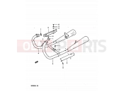 SUZUKI GS450S D (1984) 14 - MUFFLER