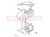 SUZUKI GS450S D (1984) 21 - BATTERY
