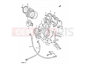 SUZUKI GS450S D (1984) 23 - SPEEDOMETER - TACHOMETER