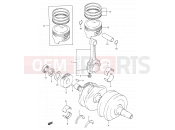 SUZUKI GS500E M (1991) (E28) 7 - CRANKSHAFT