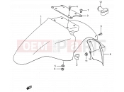 SUZUKI GS500E M (1991) (E28) 36 - FRONT FENDER
