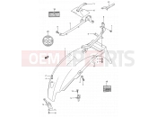 SUZUKI GS500E M (1991) (E28) 39 - REAR FENDER