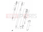 SUZUKI GS500E W (1998) 43 - FRONT DAMPER