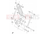 SUZUKI GS500E W (1998) 49 - CUSHION LEVER