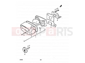 SUZUKI GS550D T (1996) 35 - REAR COMBINATION LAMP (E22)