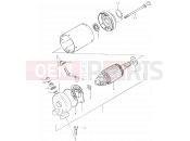 17 - STARTING MOTOR - Suzuki GS550L T (1996)