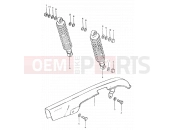 58 - CHAIN CASE - SHOCK ABSORBER - Suzuki GS550L T (1996)