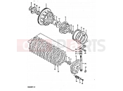 SUZUKI GS650GT X (1999) 16 - CLUTCH