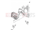 SUZUKI GS850G X (1999) 43 - REAR COMBINATION LAMP (E17)