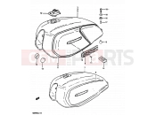 SUZUKI GS850G E (1984) 33 - FUEL TANK