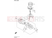 SUZUKI GSF1250SA L5 (2015) Bandit (E21) 120A - CRANKSHAFT