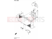 SUZUKI GSF1250SA L5 (2015) Bandit (E21) 185A - RADIATOR