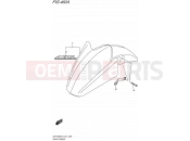 SUZUKI GSF1250SA L5 (2015) Bandit (E21) 460A - FRONT FENDER