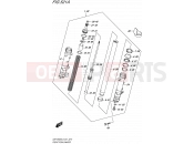 SUZUKI GSF1250SA L5 (2015) Bandit (E21) 521A - FRONT FORK DAMPER