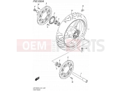 SUZUKI GSF1250SA L5 (2015) Bandit (E21) 530A - FRONT WHEEL