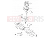 7 - CRANKSHAFT - Suzuki GSF400 M (1991) Bandit (E03,E28,E33)