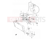 SUZUKI GSF400 P (1993) Bandit (E03,E28,E33) 16 - RADIATOR HOSE