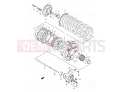 SUZUKI GSF400 P (1993) Bandit (E03,E28,E33) 17 - CLUTCH