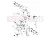 SUZUKI GSF400 P (1993) Bandit (E03,E28,E33) 43 - HANDLE SWITCH