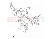 SUZUKI GSF400 P (1993) Bandit (E03,E28,E33) 44 - FRONT CALIPER