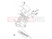 SUZUKI GSF400 P (1993) Bandit (E03,E28,E33) 46A - FRONT MASTER CYLINDER (MODEL P)