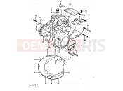 SUZUKI GSX400FE X (1999) 5 - CRANKCASE COVER