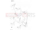 62 - FRONT BRAKE HOSE (MODEL E) - Suzuki GSX500ES E (1984)