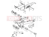 SUZUKI GSX750ES D (1983) 72 - REAR SWINGING ARM (MODEL D)