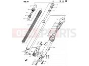 SUZUKI GSX750ES D (1983) 51 - FRONT DAMPER (MODEL D)