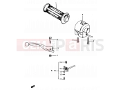 64 - RIGHT HANDLE SWITCH - Suzuki GSX750ES / GSX750EF / GSX750E E (1984)