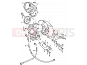 16 - SPEEDOMETER - TACHOMETER (MODEL X) - Suzuki GT250 N (1992)
