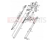 SUZUKI GT250E N (1992) 62 - FRONT FORK